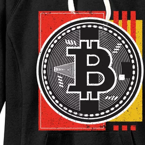 Bitcoin Abstract Women's Fleece Hoodie