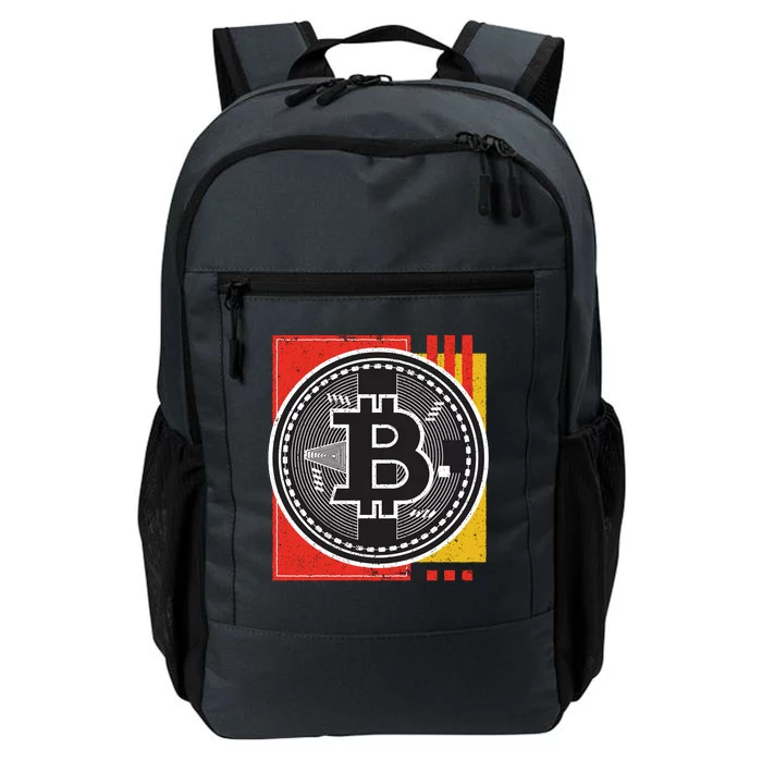 Bitcoin Abstract Daily Commute Backpack