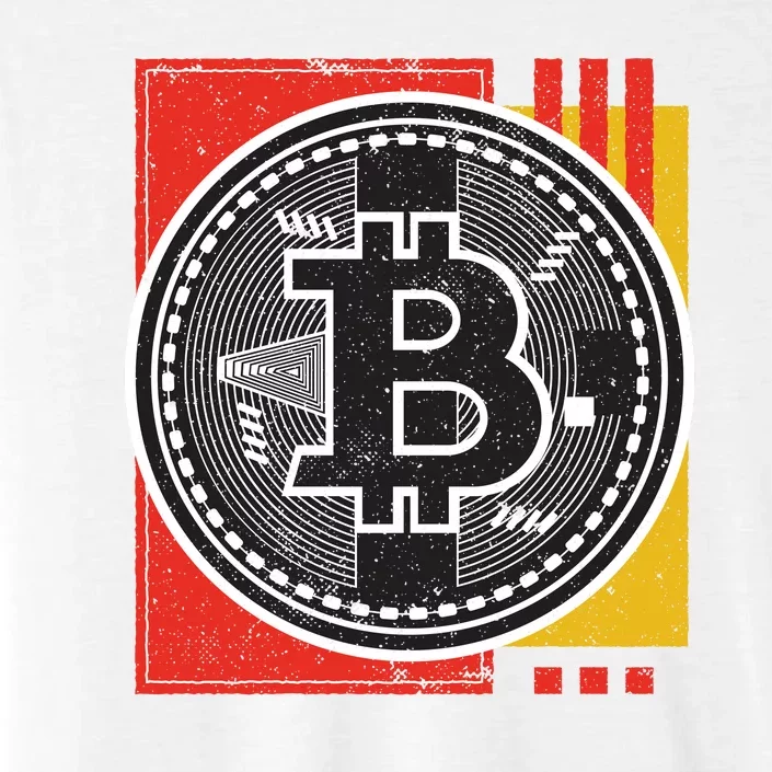 Bitcoin Abstract ChromaSoft Performance T-Shirt