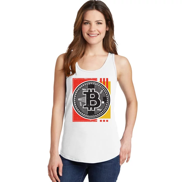 Bitcoin Abstract Ladies Essential Tank