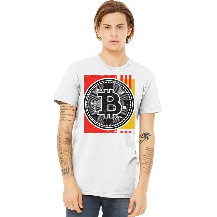 Bitcoin Abstract Premium T-Shirt