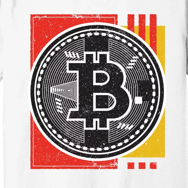 Bitcoin Abstract Premium T-Shirt