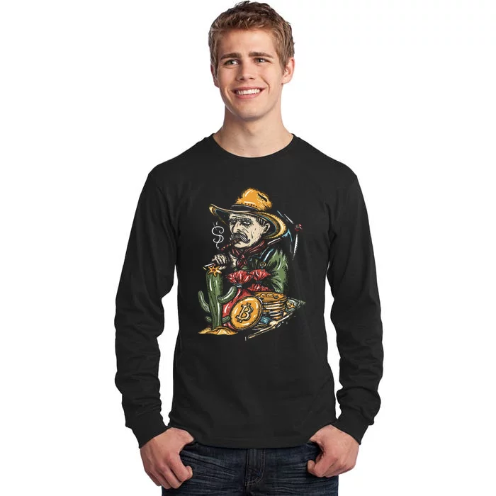 Bitcoin Bob Tall Long Sleeve T-Shirt