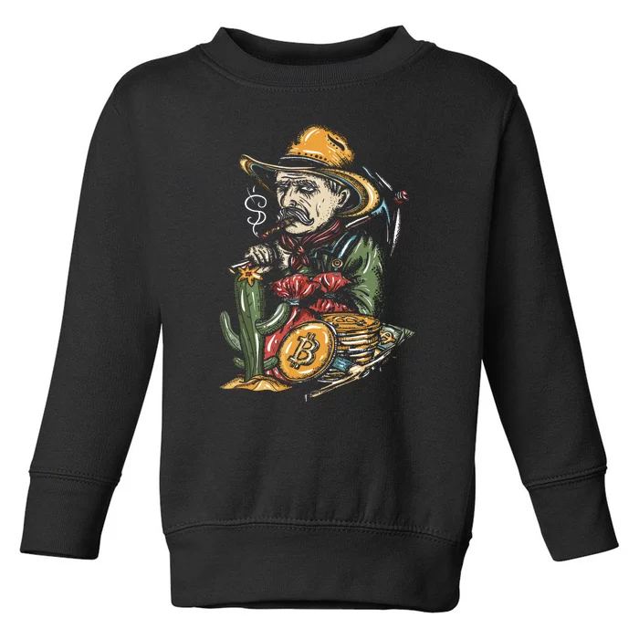 Bitcoin Bob Toddler Sweatshirt