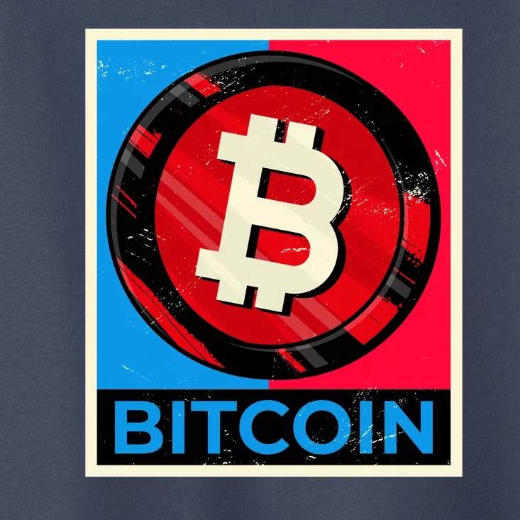 Bitcoin BTC Logo Crypto Currency Moon Hodl Toddler T-Shirt