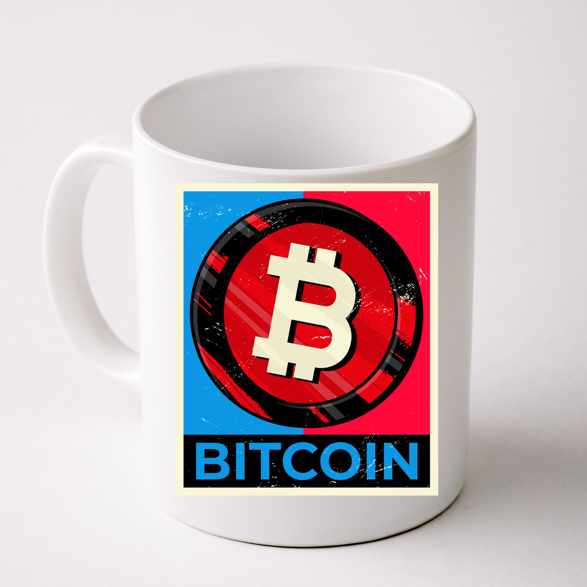 Bitcoin Logo Double Sided Coffee Mug Microwave & Dishwasher Safe! 