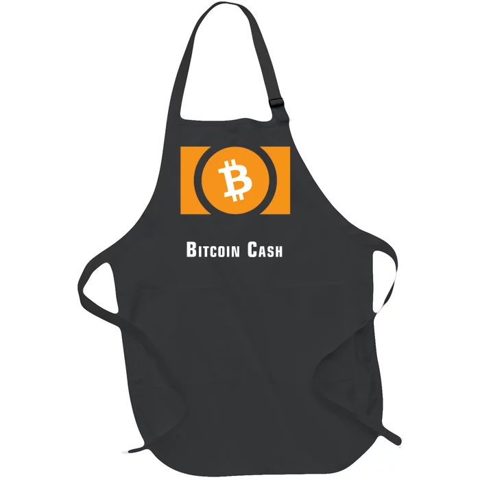 Bitcoin Cash Classic Full-Length Apron With Pocket