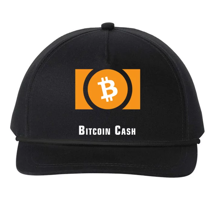 Bitcoin Cash Classic Snapback Five-Panel Rope Hat