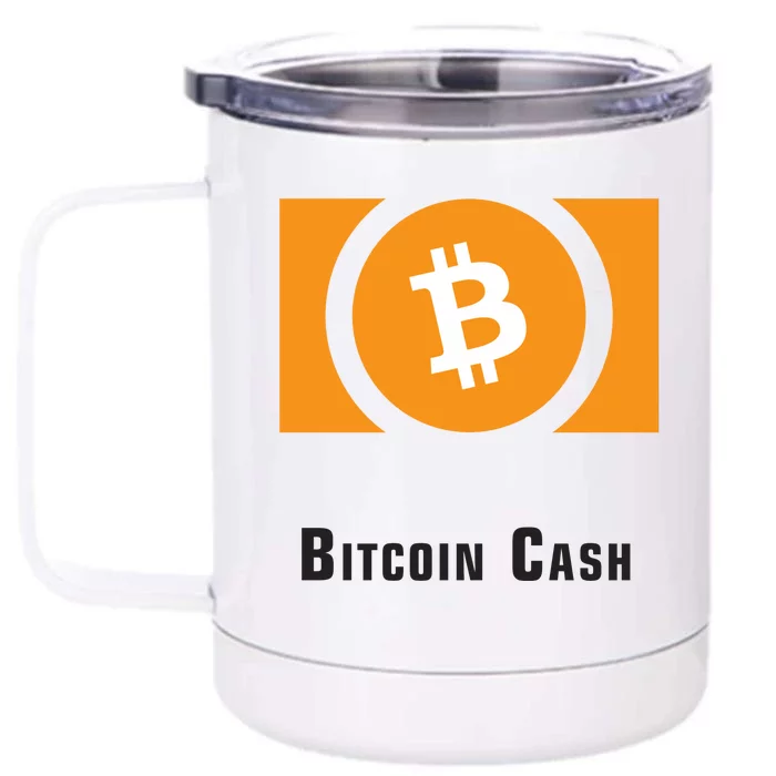 Bitcoin Cash Classic Front & Back 12oz Stainless Steel Tumbler Cup