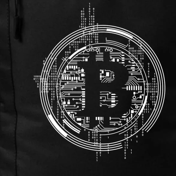 Bitcoin Chip Logo Daily Commute Backpack