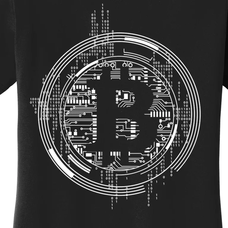 Bitcoin Chip Logo Women's T-Shirt