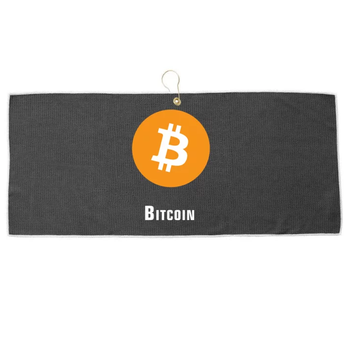 Bitcoin Classic Large Microfiber Waffle Golf Towel