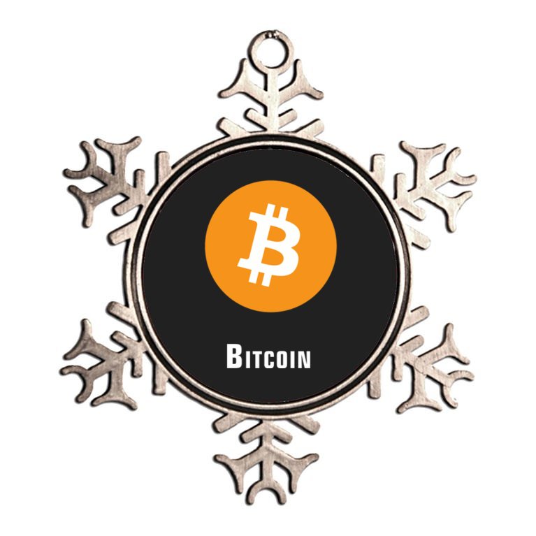 Bitcoin Classic Metallic Star Ornament