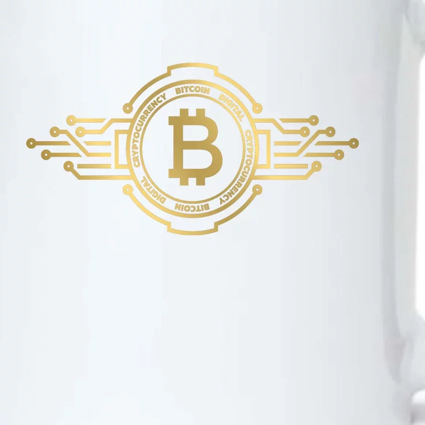 Bitcoin Crypto Coin Black Color Changing Mug