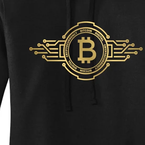 Bitcoin Crypto Coin Women's Pullover Hoodie