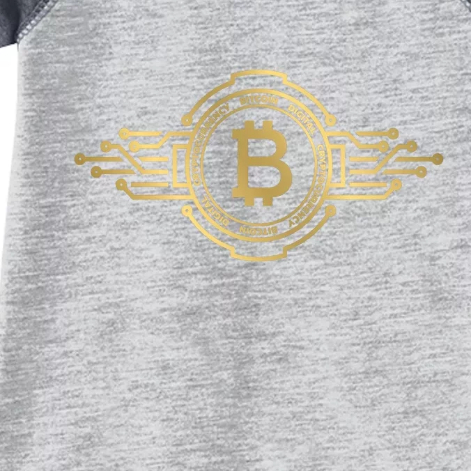 Bitcoin Crypto Coin Infant Baby Jersey Bodysuit