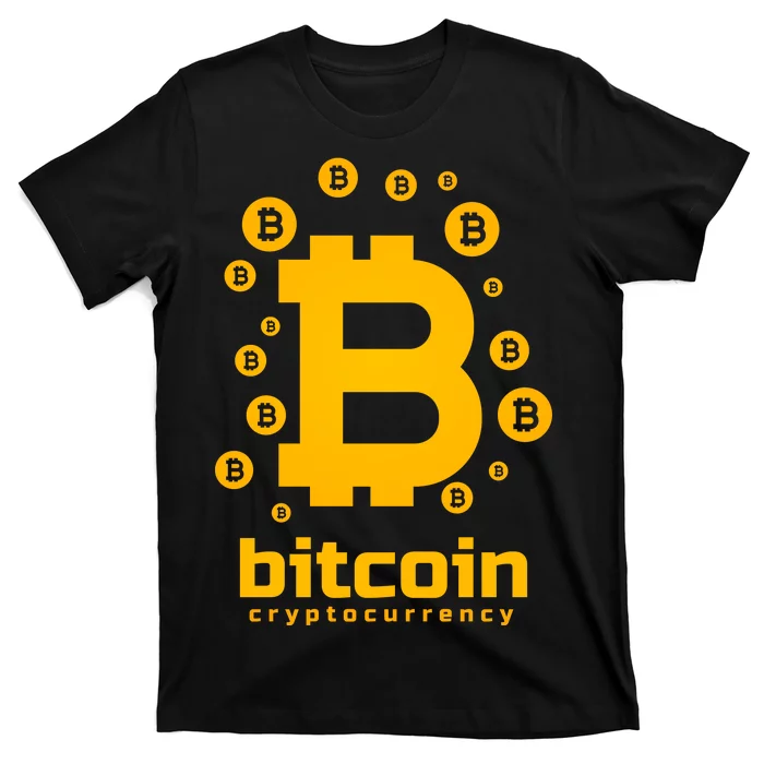Bitcoin Cryptocurrency Logo T-Shirt | TeeShirtPalace