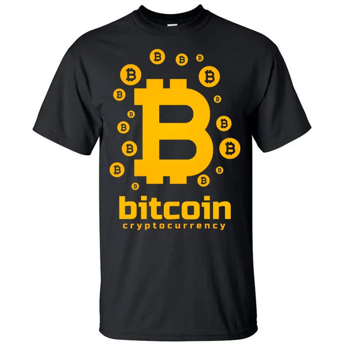 Bitcoin Cryptocurrency Logo Tall T-Shirt