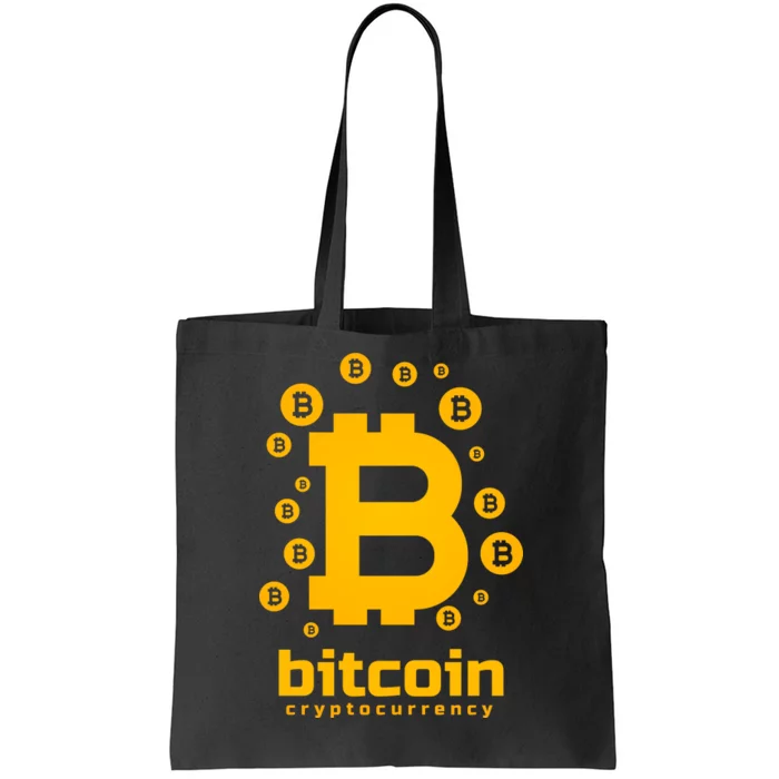 Bitcoin Cryptocurrency Logo Tote Bag