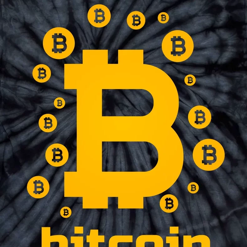 Bitcoin Cryptocurrency Logo Tie-Dye T-Shirt