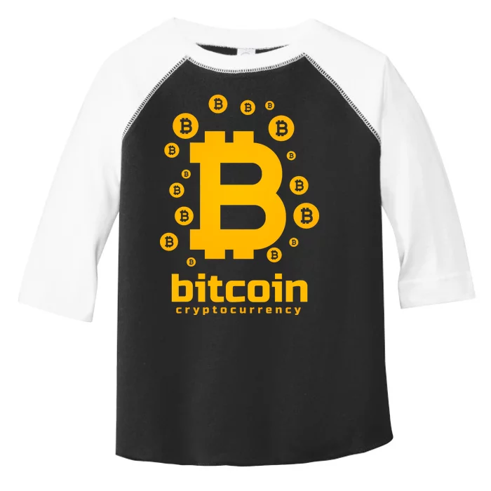 Bitcoin Cryptocurrency Logo Toddler Fine Jersey T-Shirt