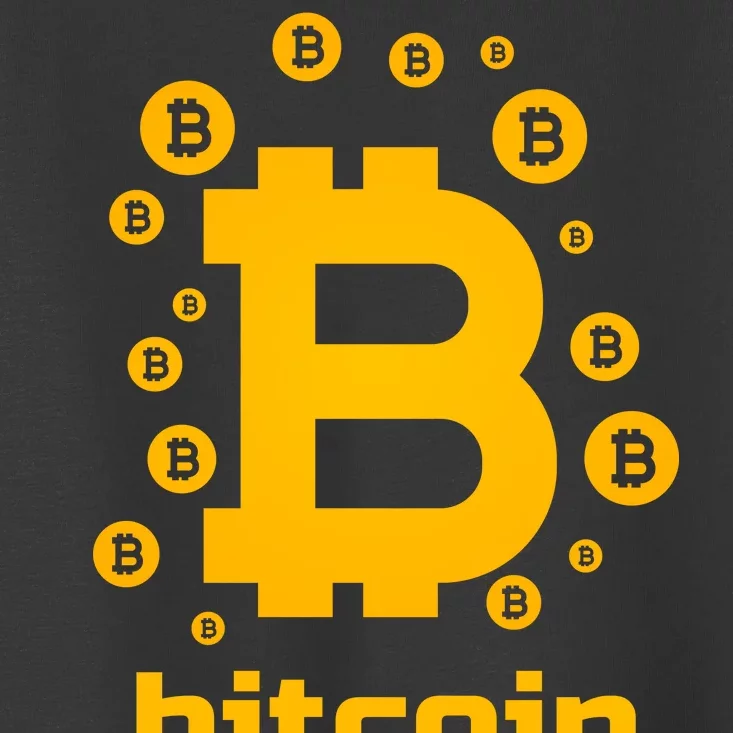 Bitcoin Cryptocurrency Logo Toddler T-Shirt