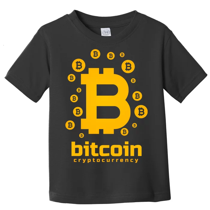 Bitcoin Cryptocurrency Logo Toddler T-Shirt