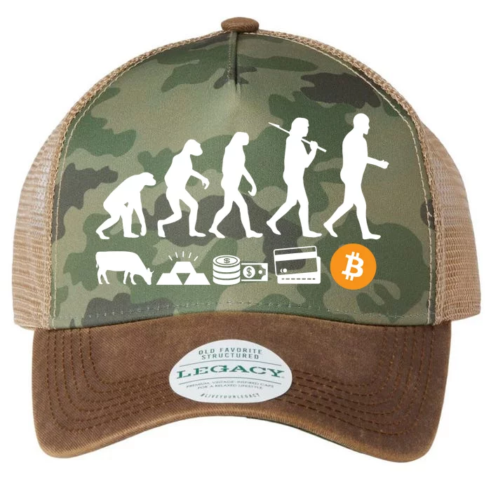 Bitcoin Evolution Legacy Tie Dye Trucker Hat