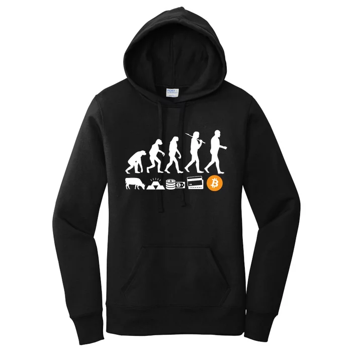 Bitcoin Evolution Women's Pullover Hoodie