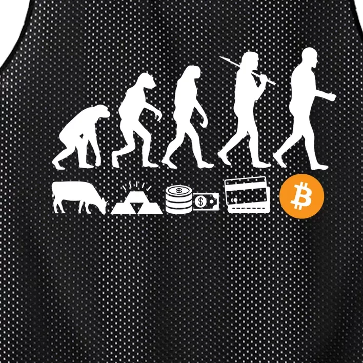 Bitcoin Evolution Mesh Reversible Basketball Jersey Tank