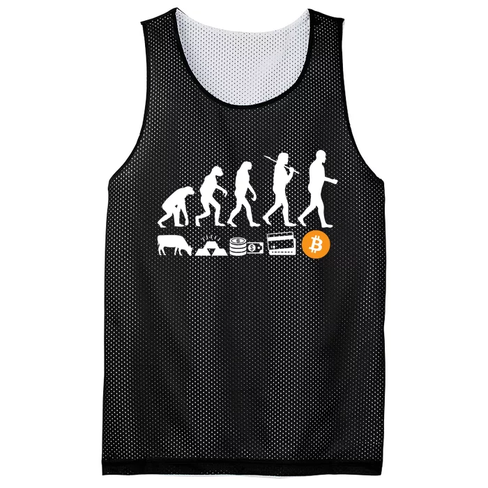 Bitcoin Evolution Mesh Reversible Basketball Jersey Tank