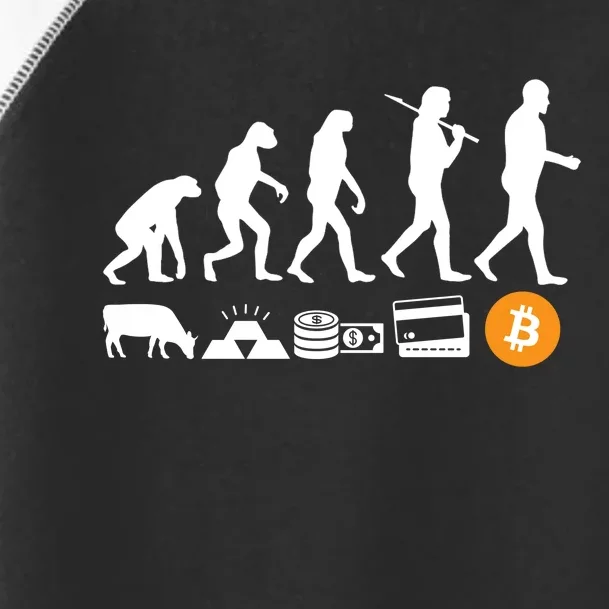 Bitcoin Evolution Toddler Fine Jersey T-Shirt