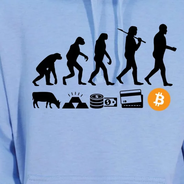 Bitcoin Evolution Unisex Surf Hoodie