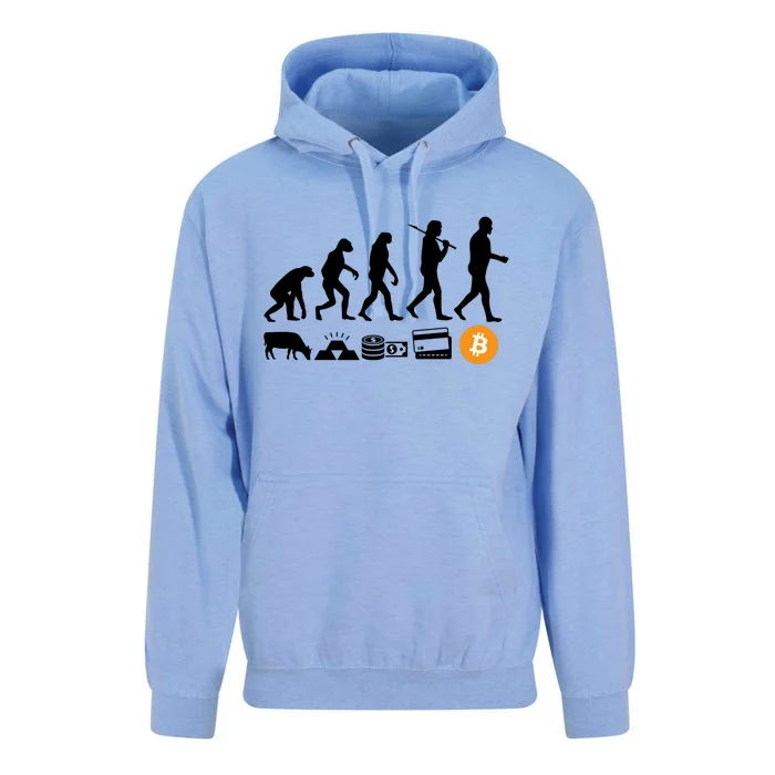 Bitcoin Evolution Unisex Surf Hoodie