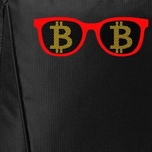 Bitcoin Glasses City Backpack