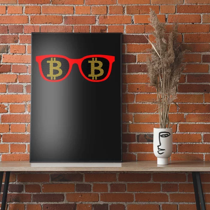 Bitcoin Glasses Poster