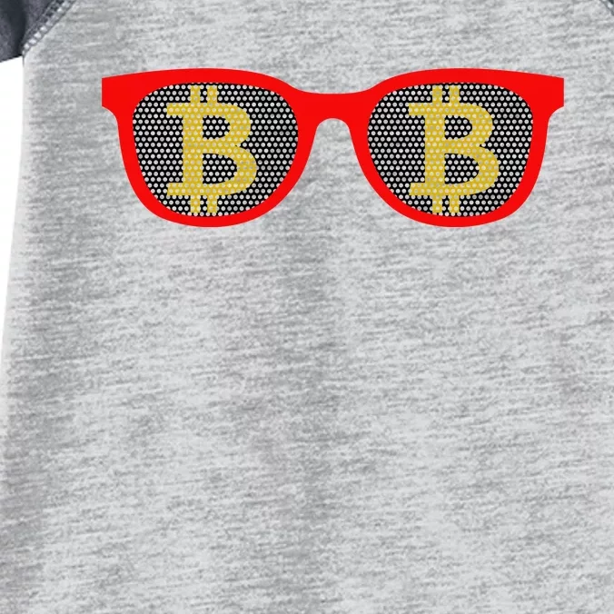 Bitcoin Glasses Infant Baby Jersey Bodysuit