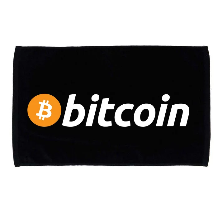 Bitcoin Logo Microfiber Hand Towel