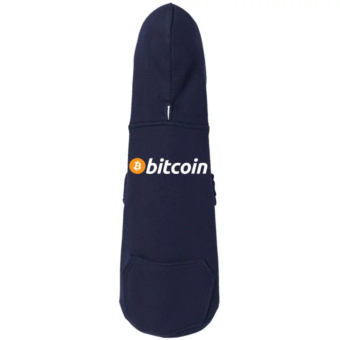 Bitcoin Logo Doggie 3-End Fleece Hoodie