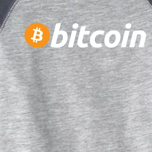 Bitcoin Logo Toddler Fine Jersey T-Shirt