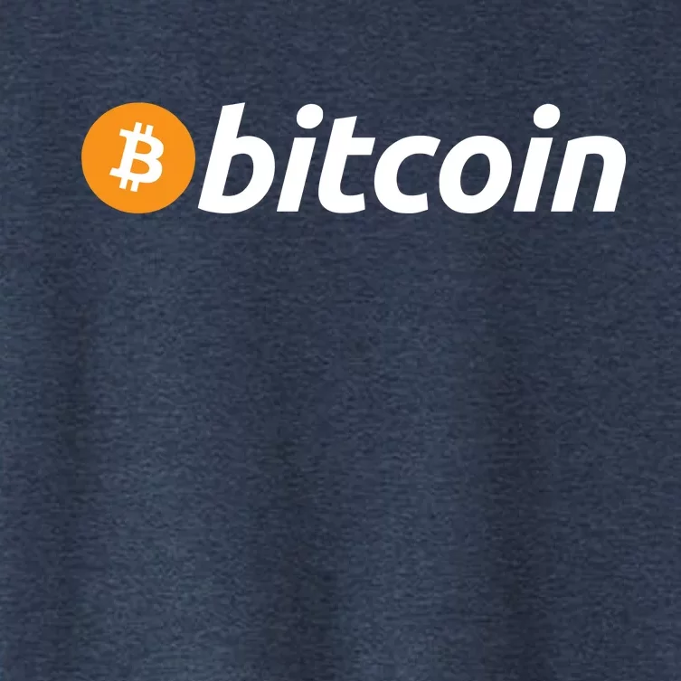 Bitcoin Logo Women's Crop Top Tee