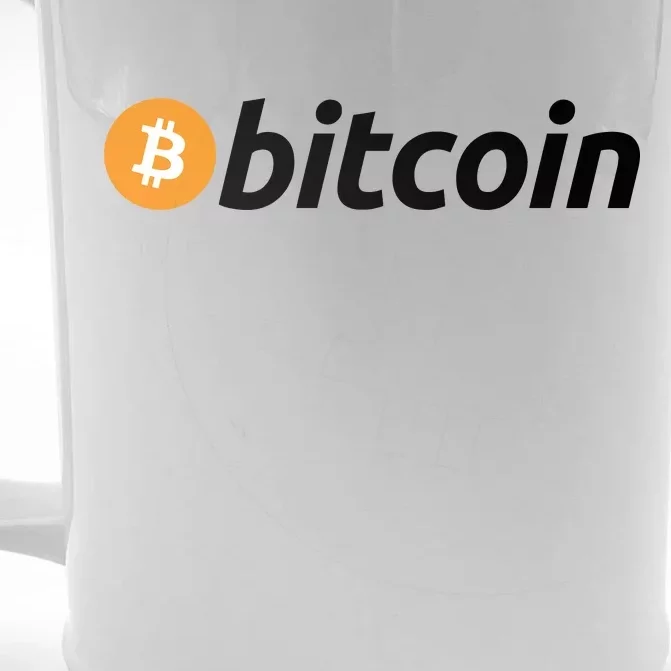 Bitcoin Logo Front & Back Beer Stein