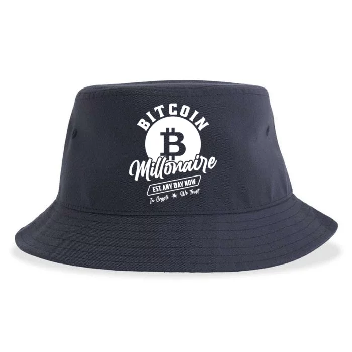 Bitcoin Millionaire In Crypto We Trust Sustainable Bucket Hat