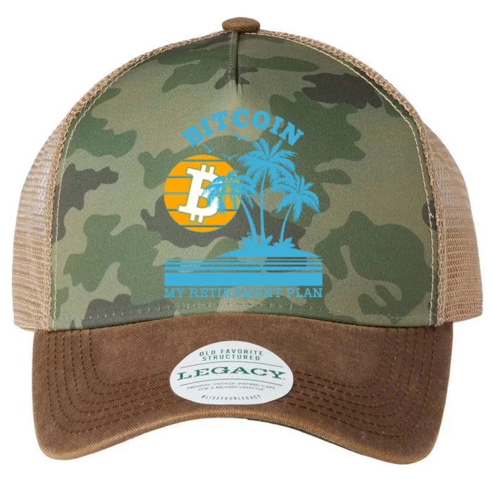 Bitcoin My Retirement Plan Legacy Tie Dye Trucker Hat