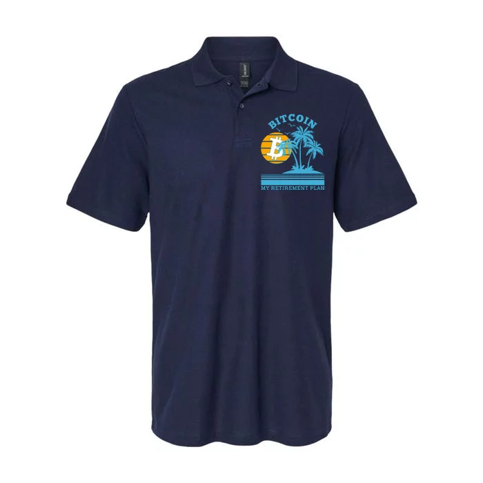 Bitcoin My Retirement Plan Softstyle Adult Sport Polo