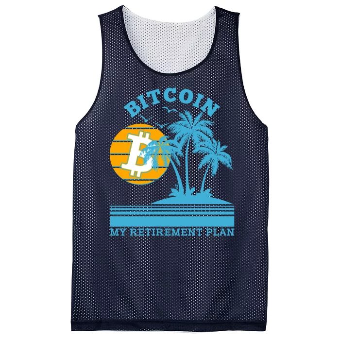 Bitcoin My Retirement Plan Mesh Reversible Basketball Jersey Tank