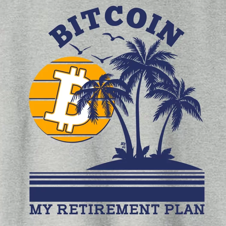 Bitcoin My Retirement Plan Women's Crop Top Tee