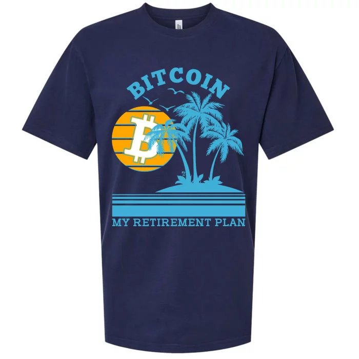 Bitcoin My Retirement Plan Sueded Cloud Jersey T-Shirt