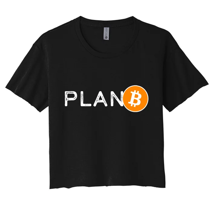 BitCoin PlanB Women's Crop Top Tee