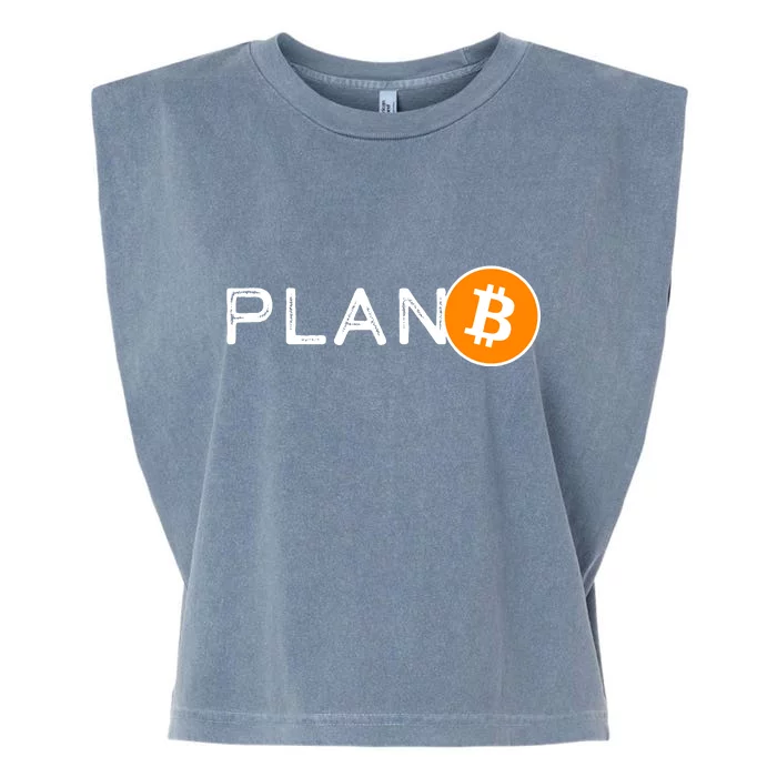 BitCoin PlanB Garment-Dyed Women's Muscle Tee